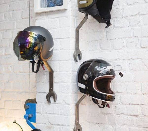20 Cool Helmet Storage Ideas For Motorcycle Lover