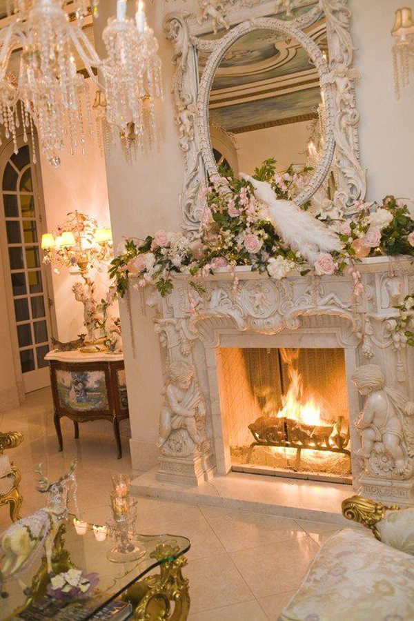 magical-romantic-fireplace-decor