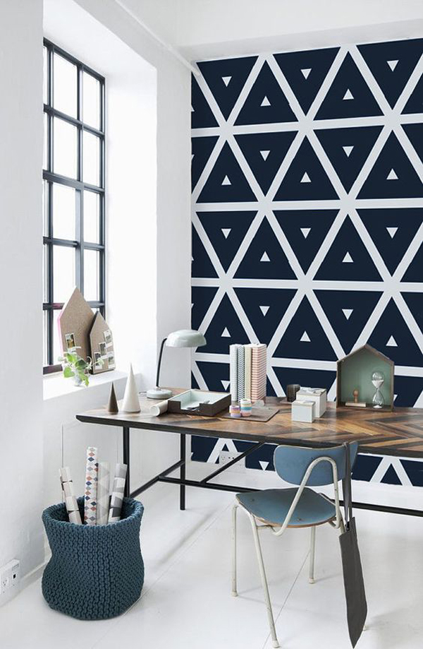 trangle-blue-home-office-wallpaper