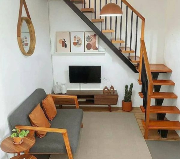 8 Cool TV Unit Design In Under The Stairs
