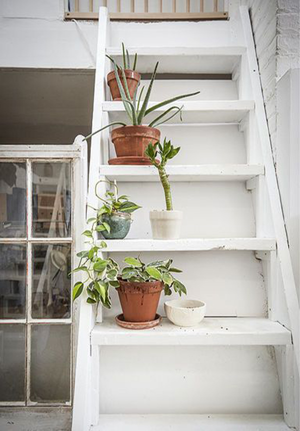 minimalist-staircase-design-plants