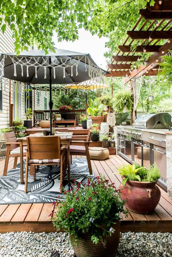 boho-patio-decking-with-outdoor-retreat