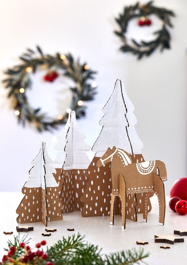 beautiful-diy-cardboard-christmas-decor-with-scandinavian-style