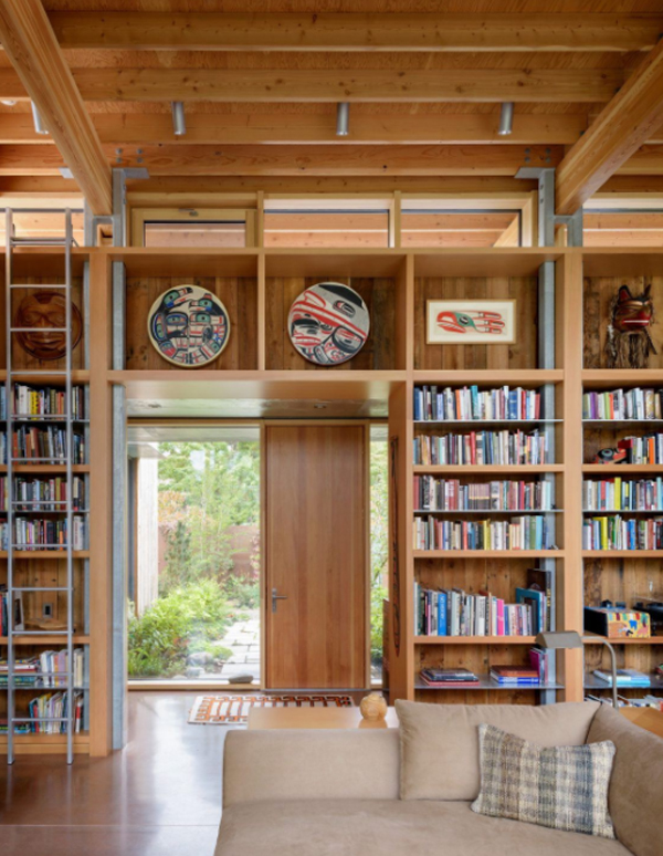 awesome-home-libraries-in-city-cabin