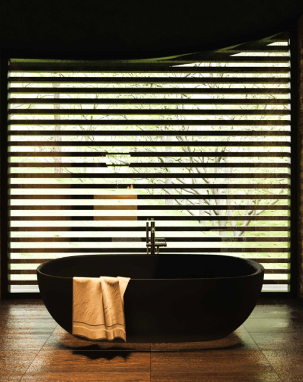 cozy-black-bathtub-integrated-with-outdoor