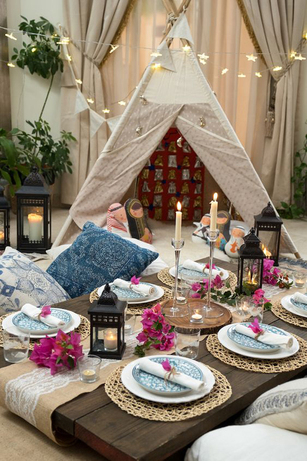 awesome-ramadan-table-floor-decor-with-tents