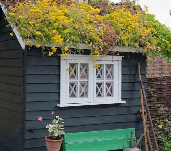 How To Make Beautiful Garden Sheds With Green Roof