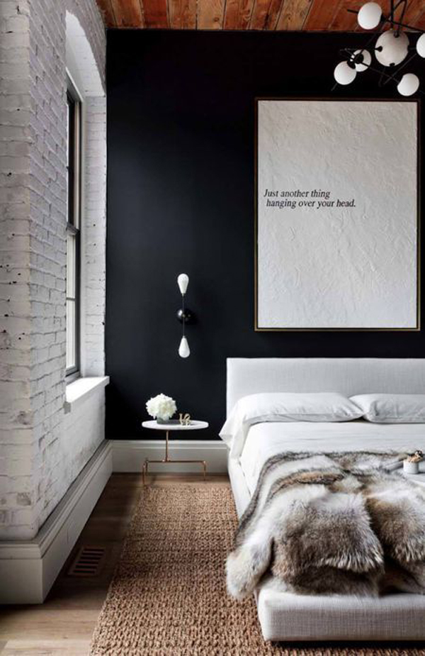 black-and-white-industrial-bedroom-decorations