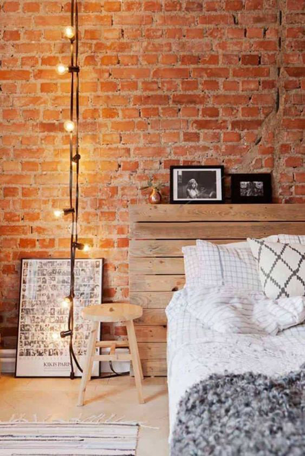 industrial-style-bedroom-with-string-light