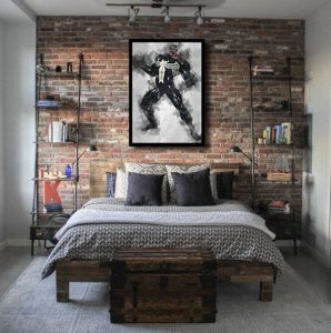 23 Cool Industrial Bedroom Design For A Man | Housetodecor.com