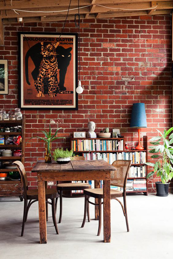 brick-interior-with-rustic-style
