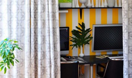 hidden-home-office-design-with-curtains