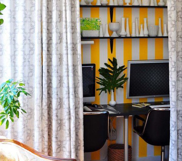 24 Smart Ways To Hide Your Workspace At Home
