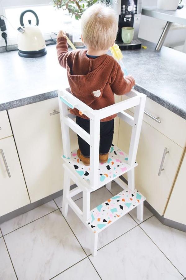 ikea-oddvar-stool-painting-for-kids-tower