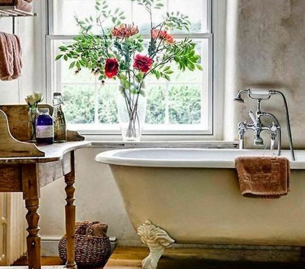 23 Rural Bathroom Design That Cozy For Relaxing