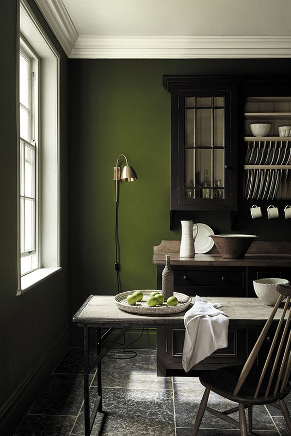 cozy-dining-room-with-green-paint-colors