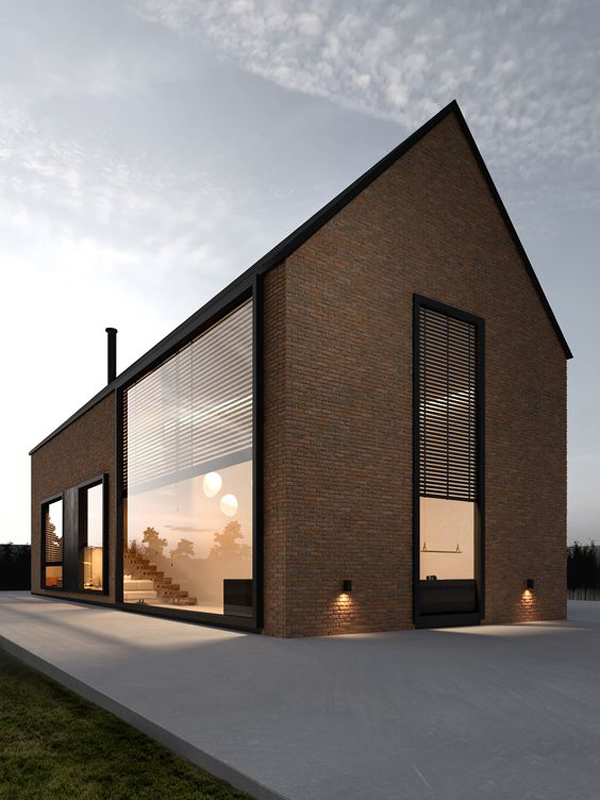 amazing-house-facades-with-brick-wall