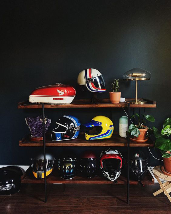 best-diy-motorcycle-helmet-storage-ideas