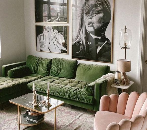 23 Chic And Elegant Velvet Furniture For Room Makeover