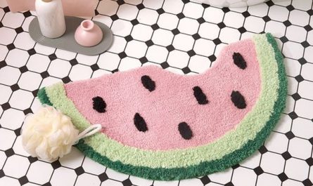 watermelon-bath-mat-ideas