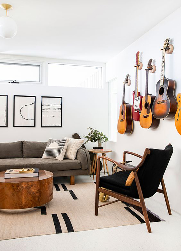 cozy-and-relaxing-living-room-with-guitar-display