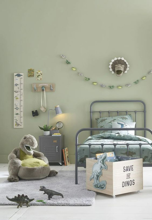 minimalis-kids-bedroom-with-dinosaur-theme