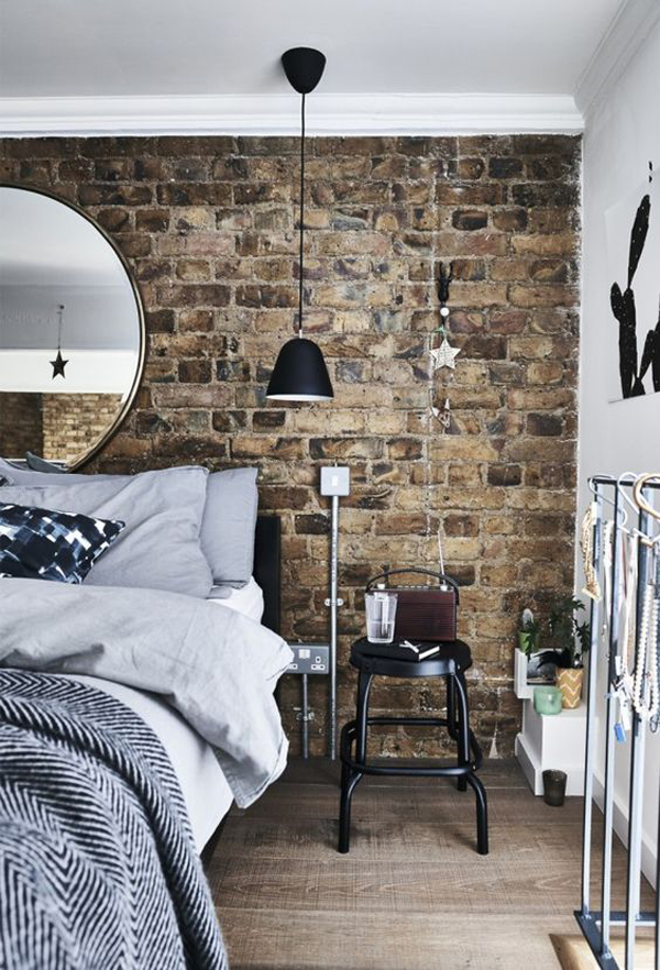 small-men-bedroom-with-brick-walls