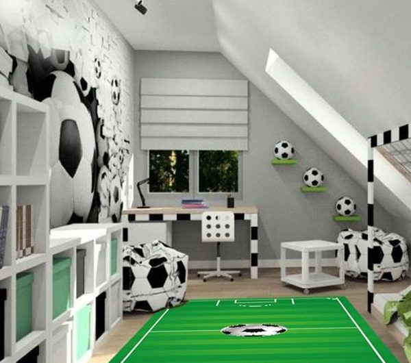10 Cool Ways To Make Football Themed Room