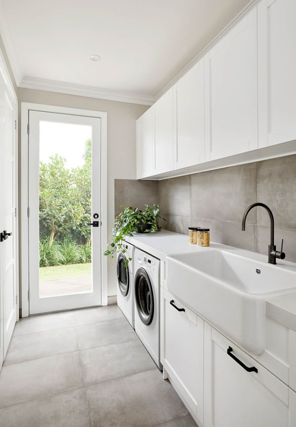 minimalist-kitchen-and-laundry-combo