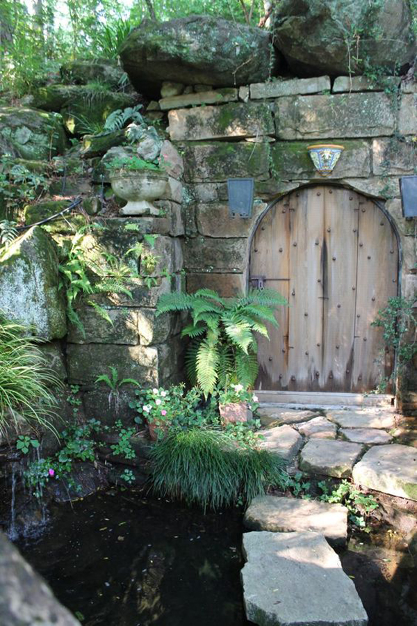 natural-secret-doors-with-stone-and-pond