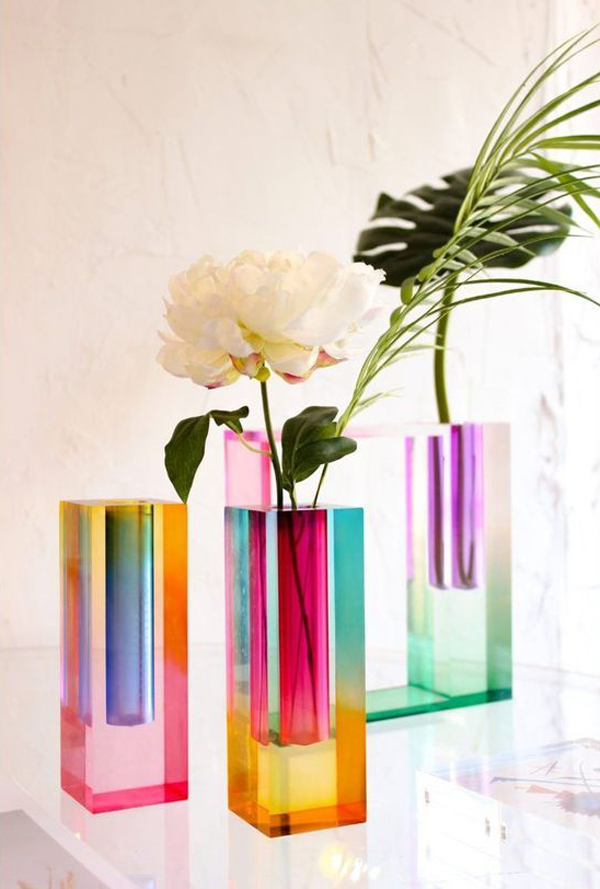 coloured-glassware-flower-vases