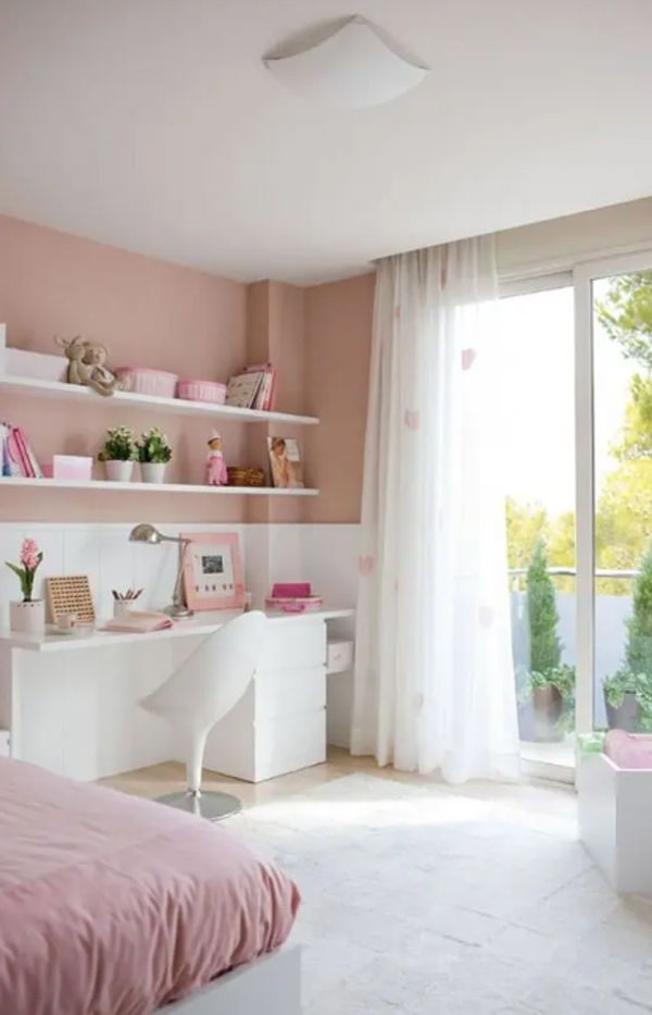 cute-teen-girl-bedroom-with-open-concept