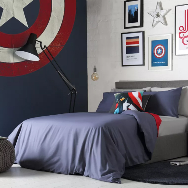 teenage-boys-bedroom-with-superhero-theme