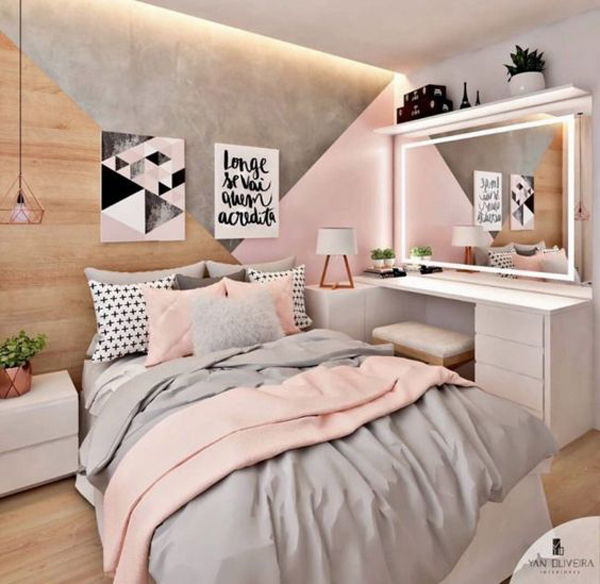 teenage-girl-bedrooms-with-pink-accent