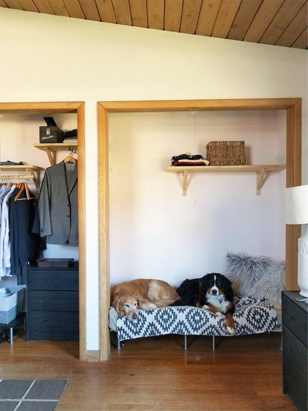 built-in-shared-dog-bed-design