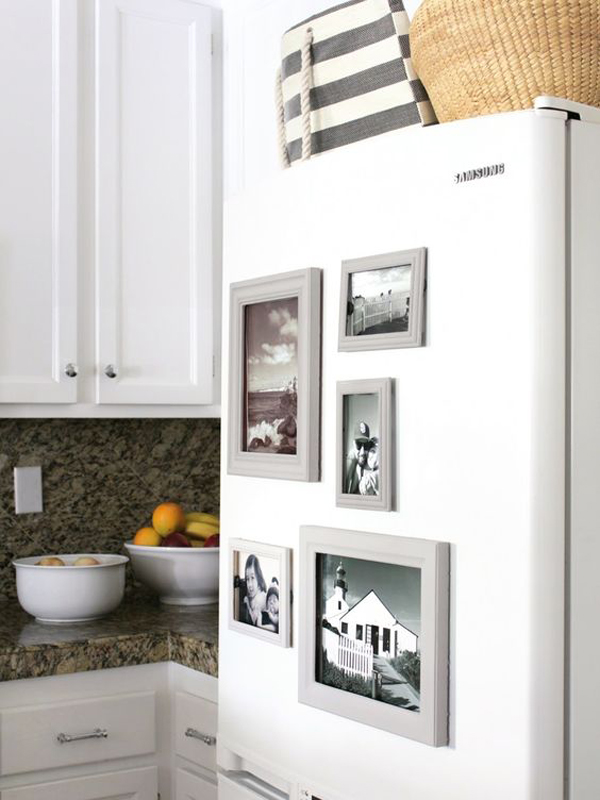 diy-magnetic-fridge-frames-with-gray-color