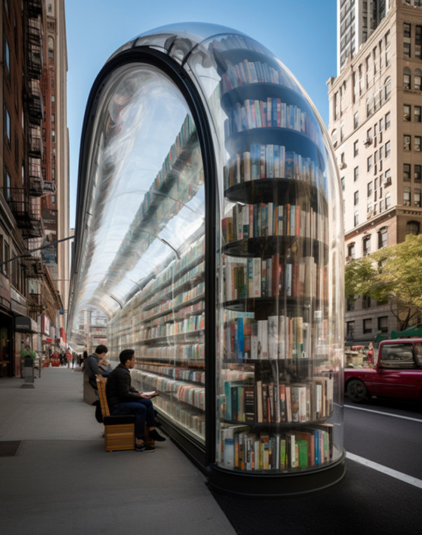 inflatable-bus-stop-for-book-lovers