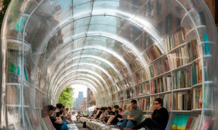 inflatable-bus-stop-with-sofa-and-reading-nooks