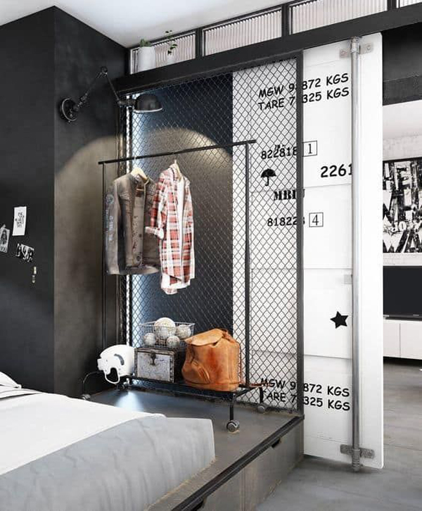 cool-industrial-bedroom-ideas-for-teen