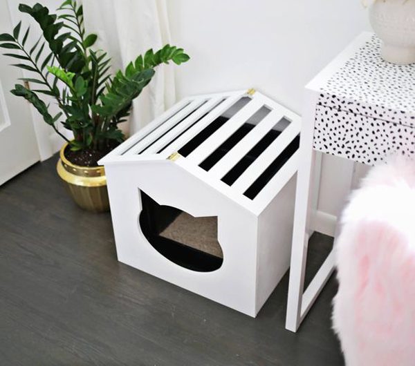 20 Stylish Ways To Hidden Cat Litter Box