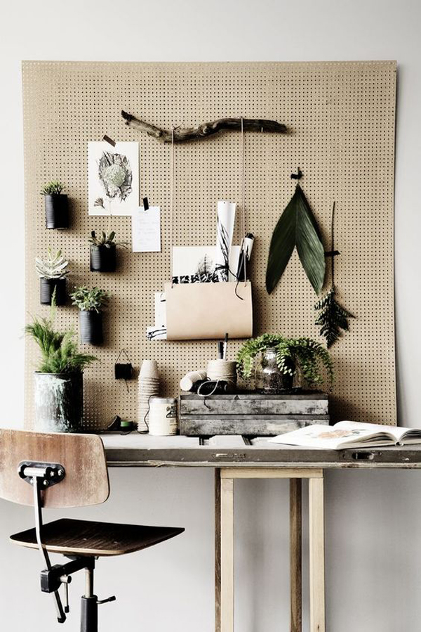 aesthetic-workspace-with-pegboard-wall
