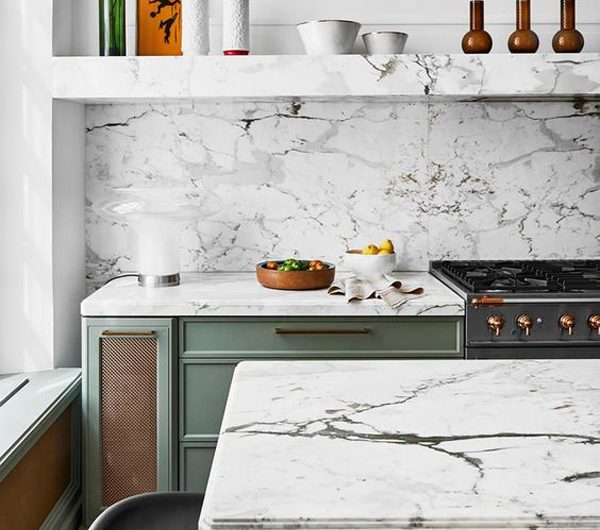 20 Marble Kitchen Backsplashes That timeless design
