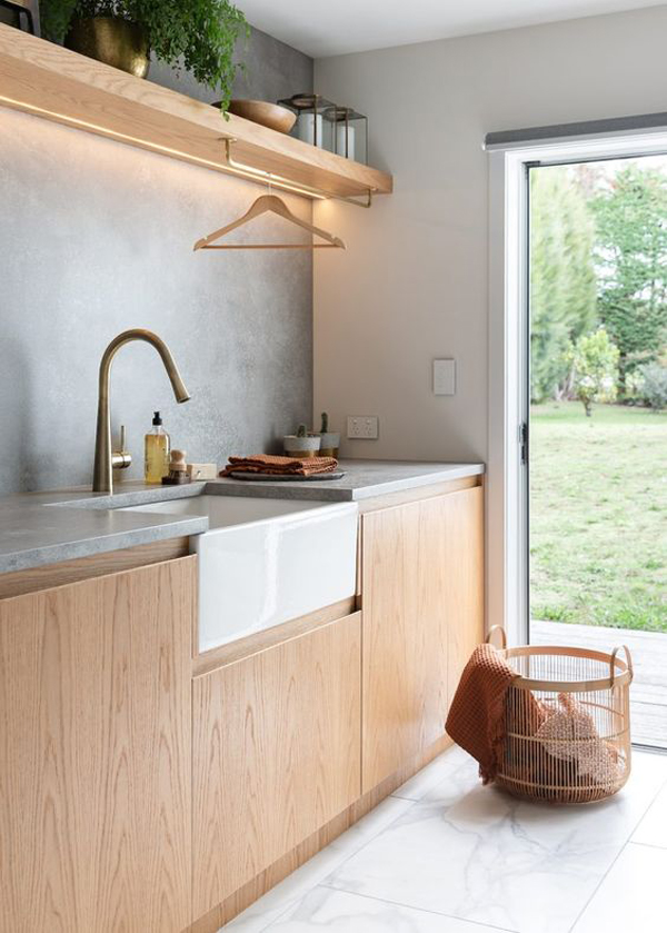 small-scandinavian-laundry-room-with-open-concept