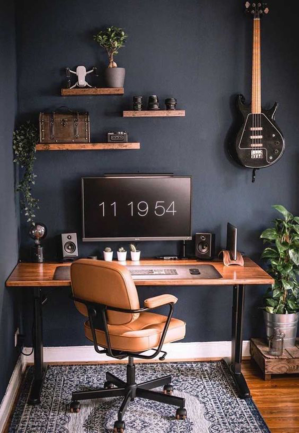 young-men-workspace-desk-with-guitar-shelf