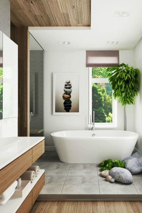 modern-spa-bathroom-with-hanging-plants