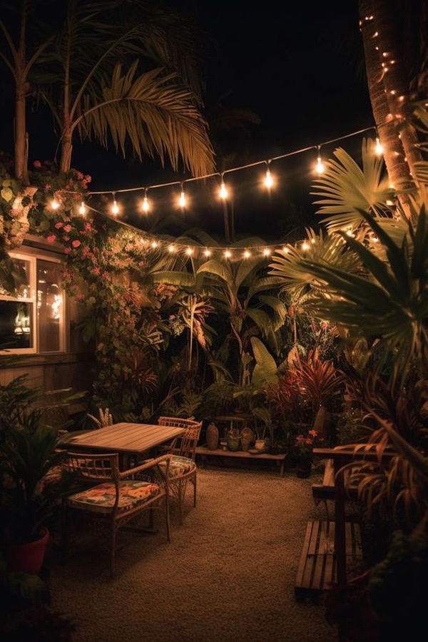 romantic-tropical-backyard-oasis-with-string-lights