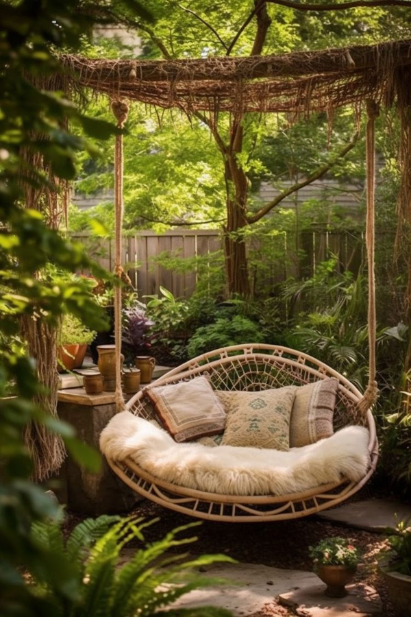 backyard-living-with-rattan-swing