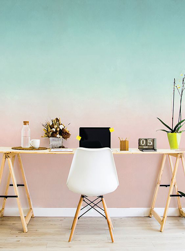 beautiful-home-office-paint-wall-with-gradient-accent