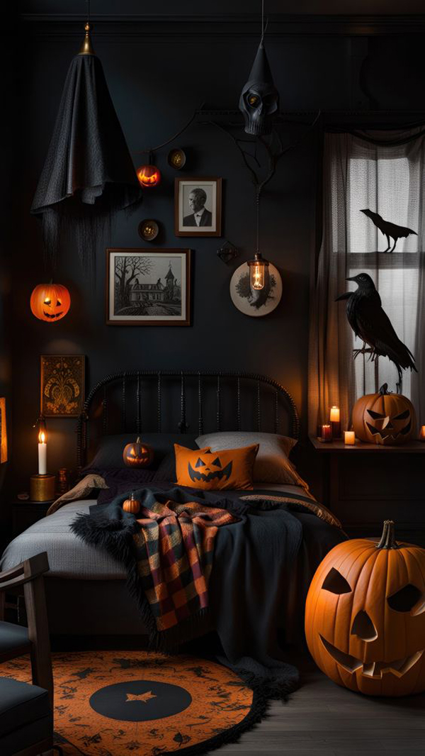 creepy-halloween-bedroom-decorating
