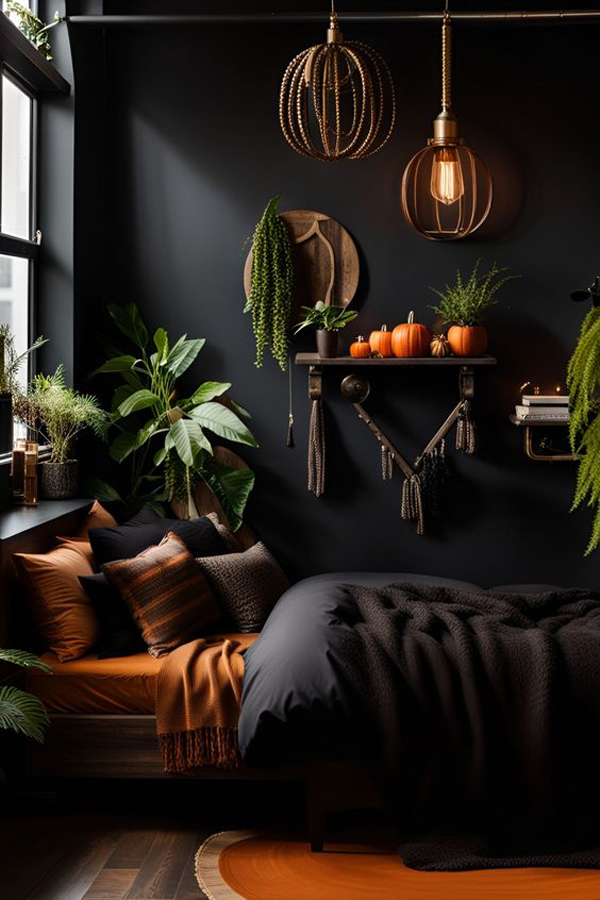 dark-halloween-bedroom-design-with-large-window